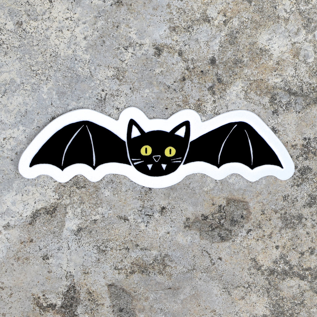Cat Bat Sticker by Xenotees