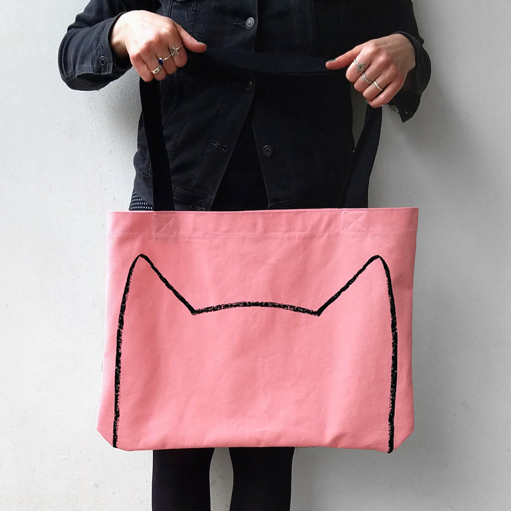 Big Cat Tote Bag by Xenotees