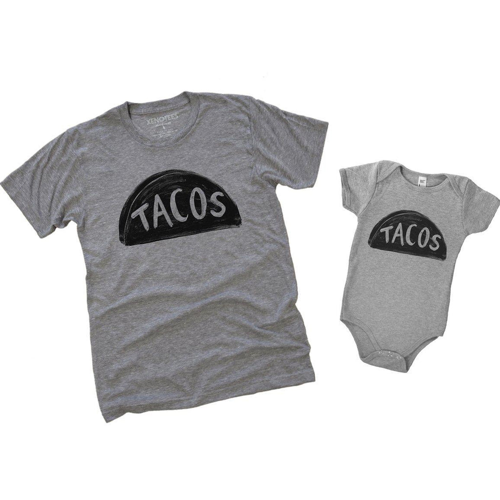 Dad Baby Taco Shirt and Onesie by Xenotees