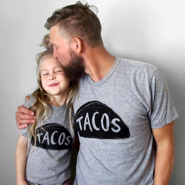 Matching Father Son Daughter Taco T-Shirts | Dad & Kids Set Matching Father Son Daughter Taco T-Shirts | Dad & Kids Set