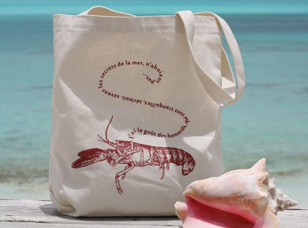 French Pet Lobster Tote Bag by Xenotees