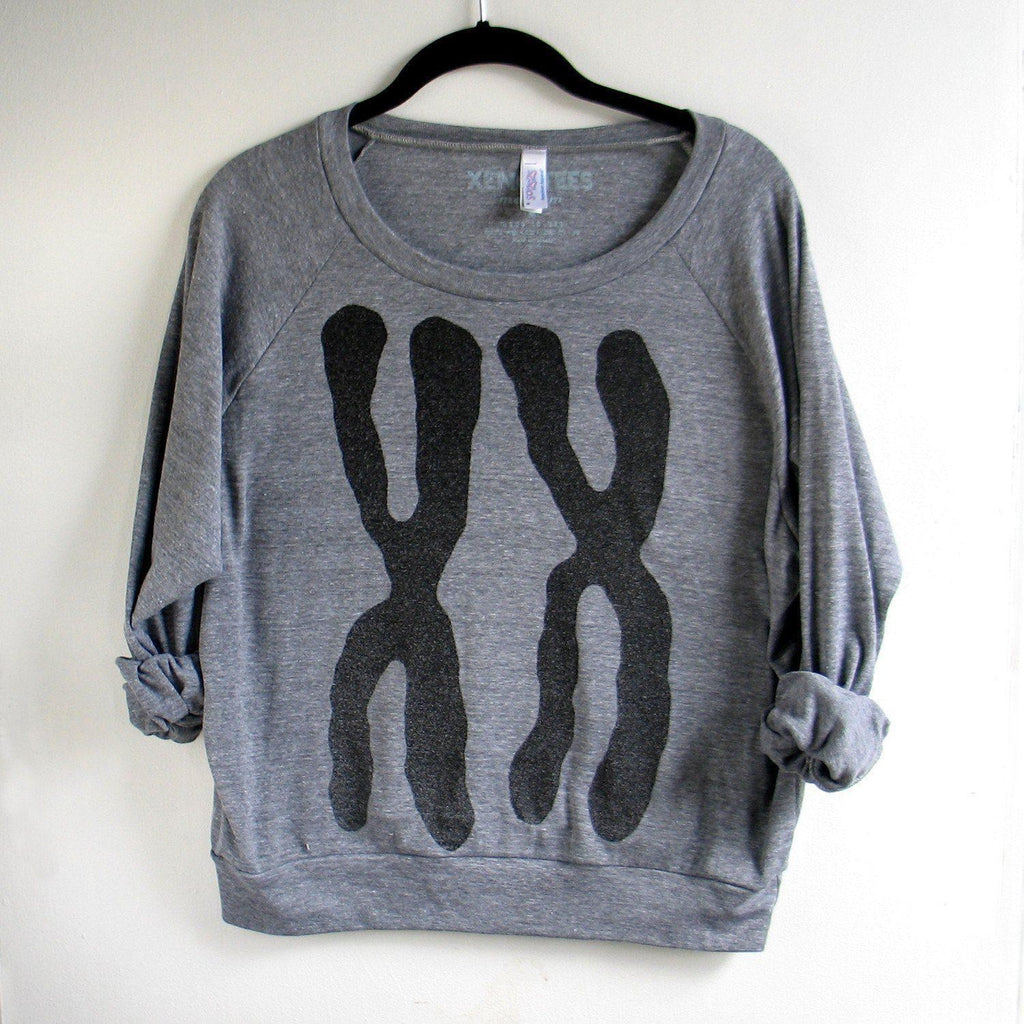Womens XX Sweatshirt Pullover by Xenotees