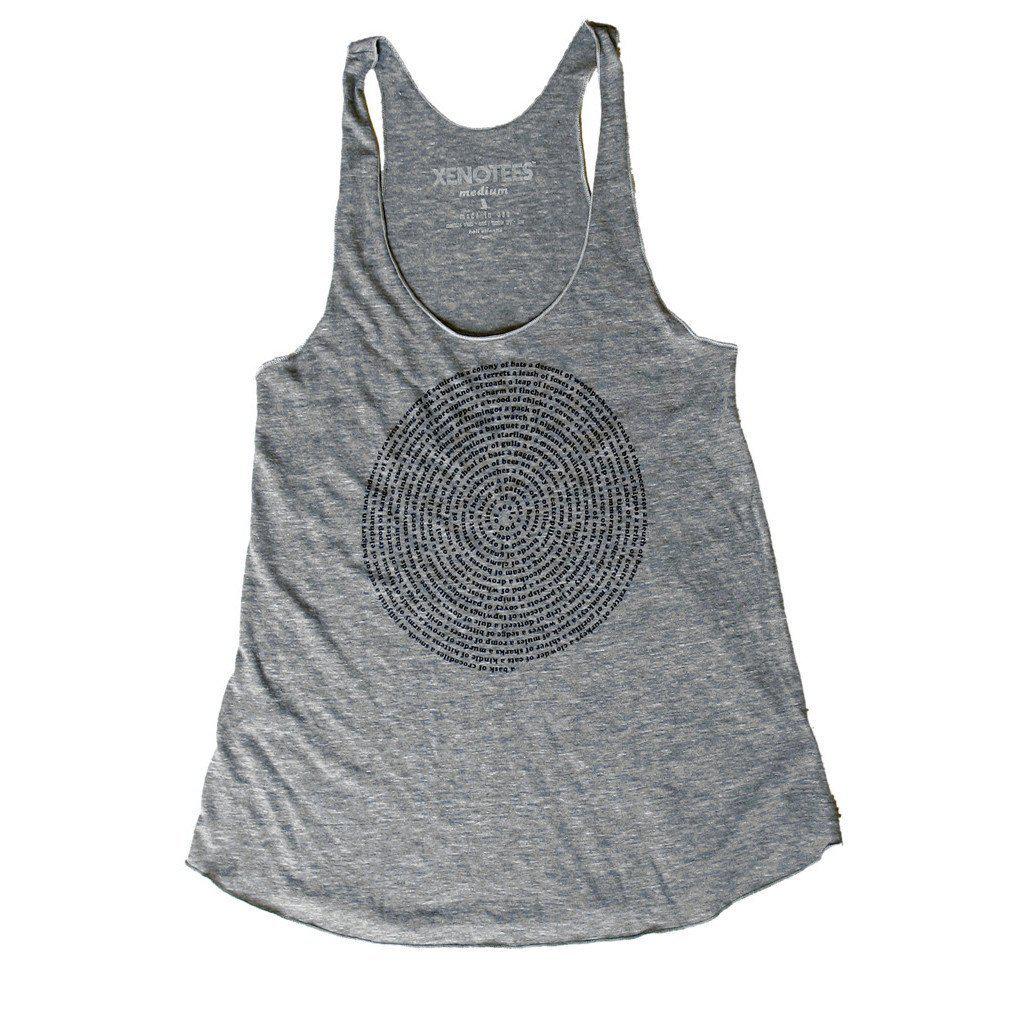 Women's Animal Group Nouns Tank Top by Xenotees