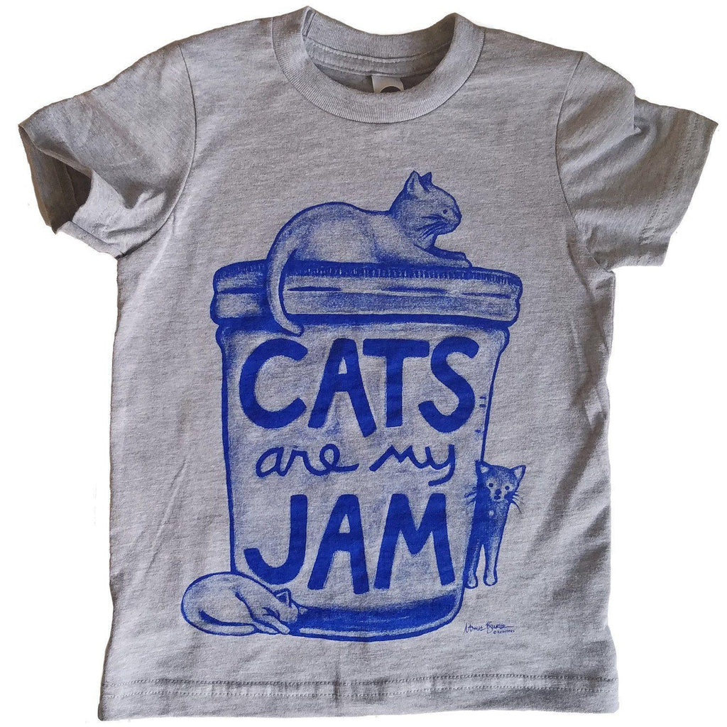 Cats are my Jam Kids T-shirt by Xenotees