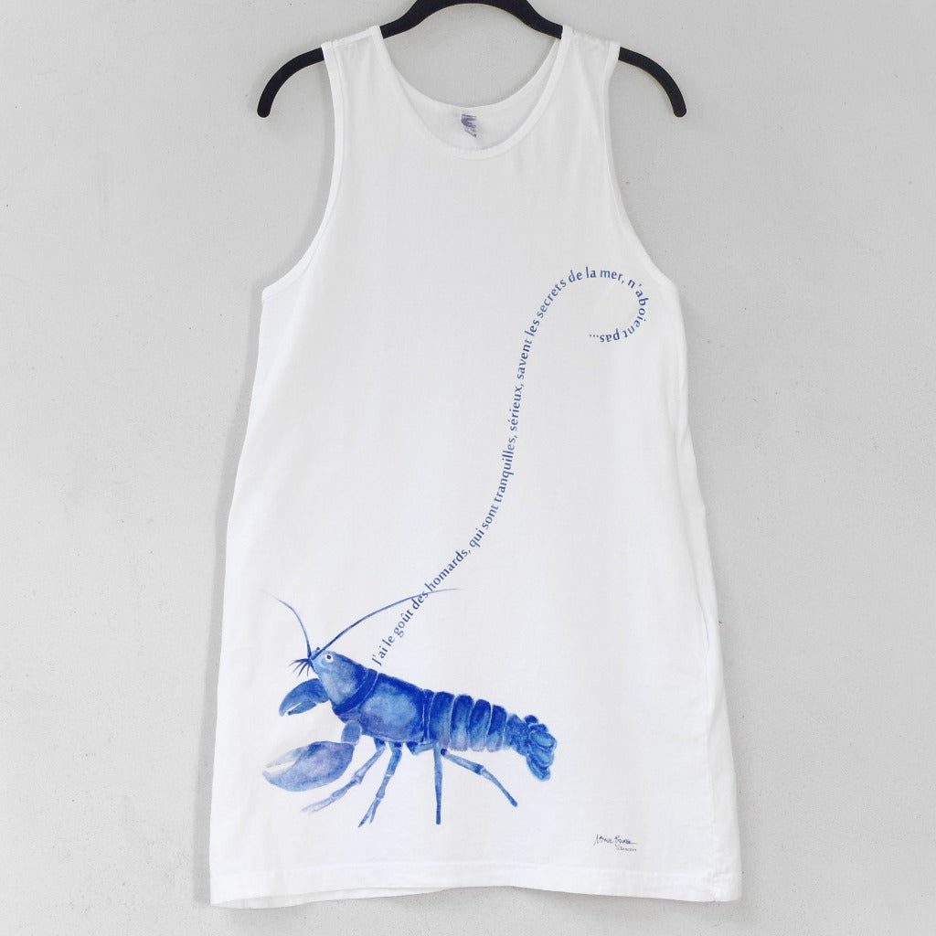 French Pet Lobster Print Sundress Made in the USA Clothing Women