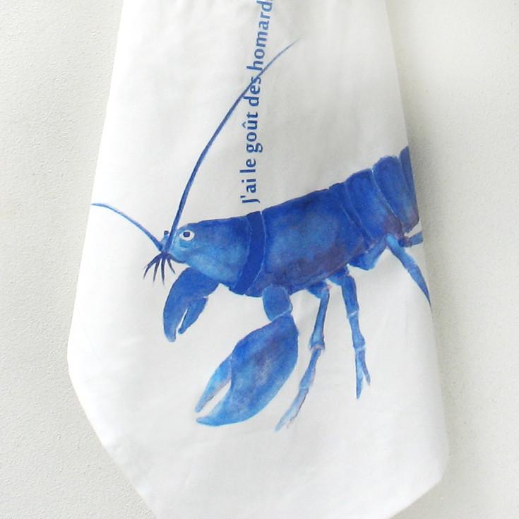 Lobster Print Kitchen Tea Towel by Xenotees