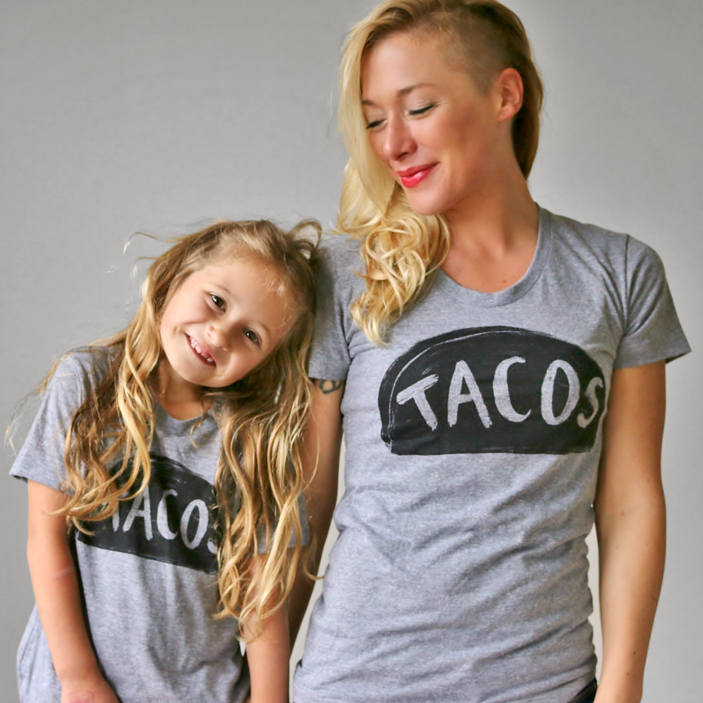 Mother Daughter Taco Tuesday Outfit Shirts