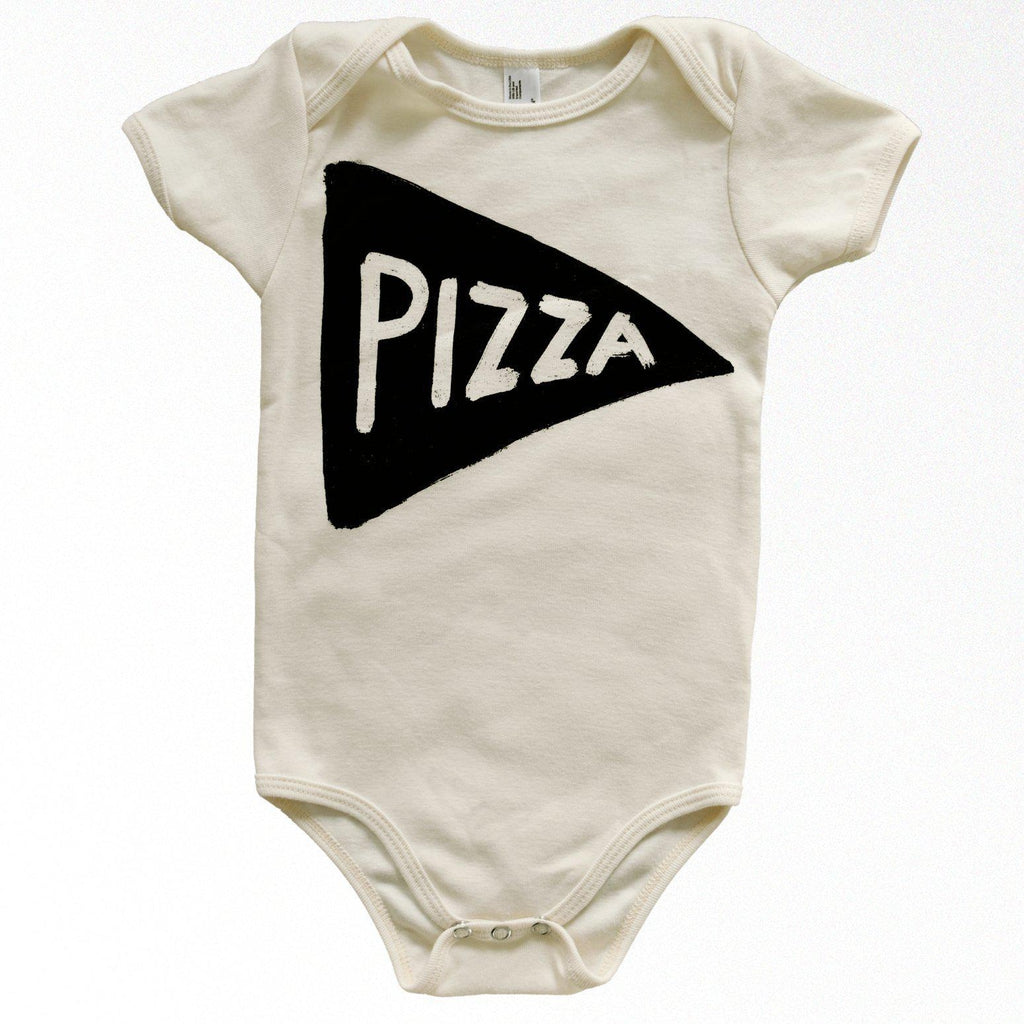 Organic Pizza Baby Bodysuit by Xenotees