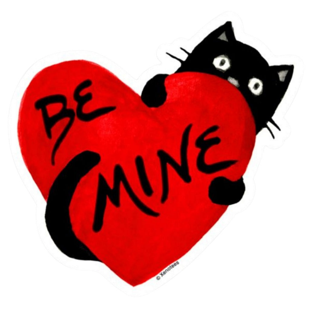 Cat Lover Sticker Valentine's Day Gift