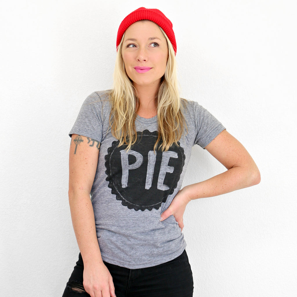 Womens Pie T Shirt by Xenotees