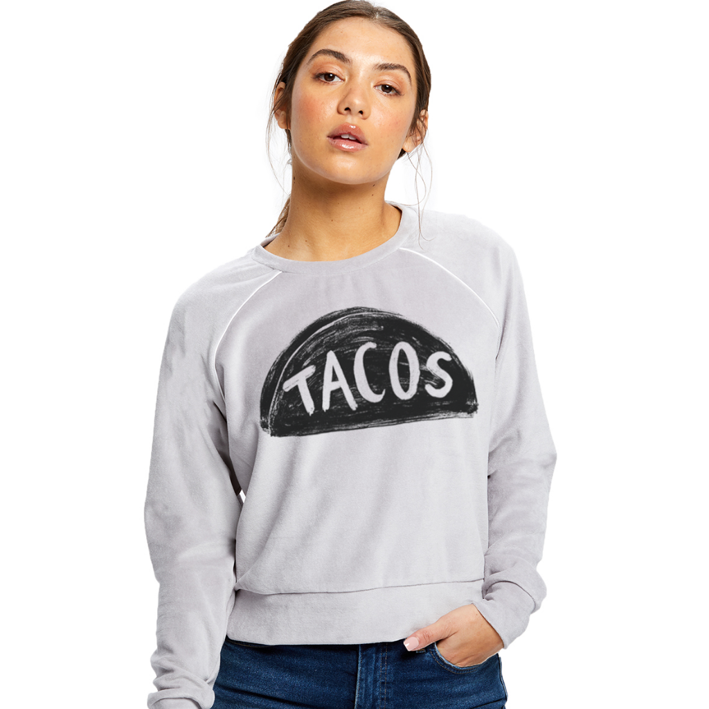 Womens Taco Tracksuit Sweatshirt
