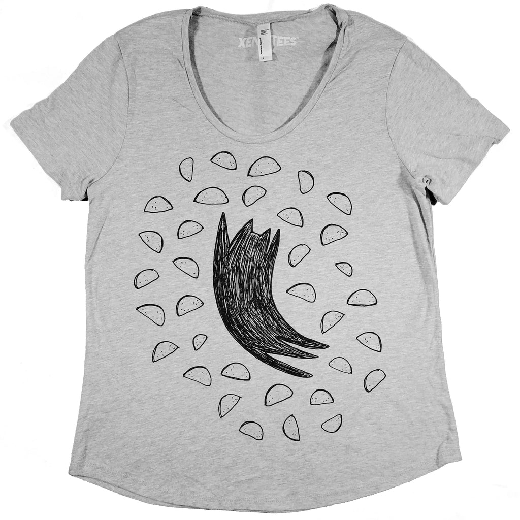 Women's TacoCat Cat T Shirt by Xenotees